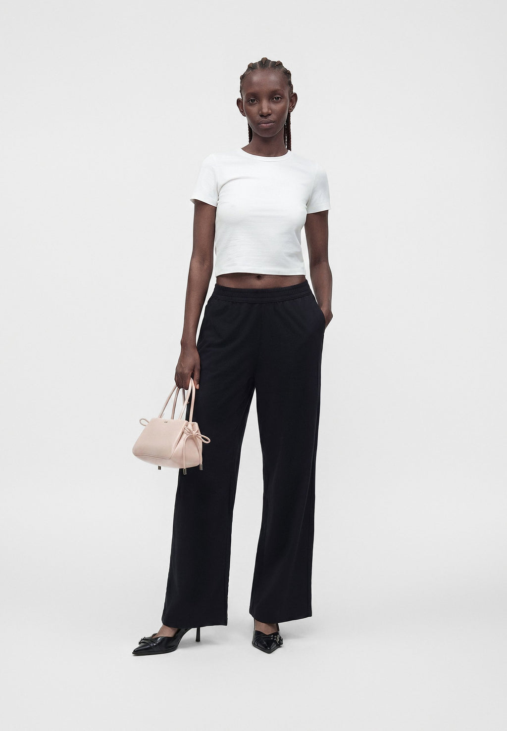 JXGIGI BABY TEE - Basic T-shirt - bright white
