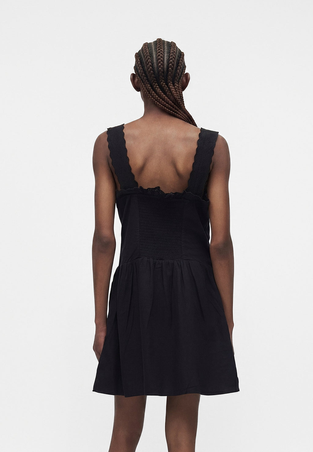PINTUCK DROPWAIST DRESS - Day dress - true black