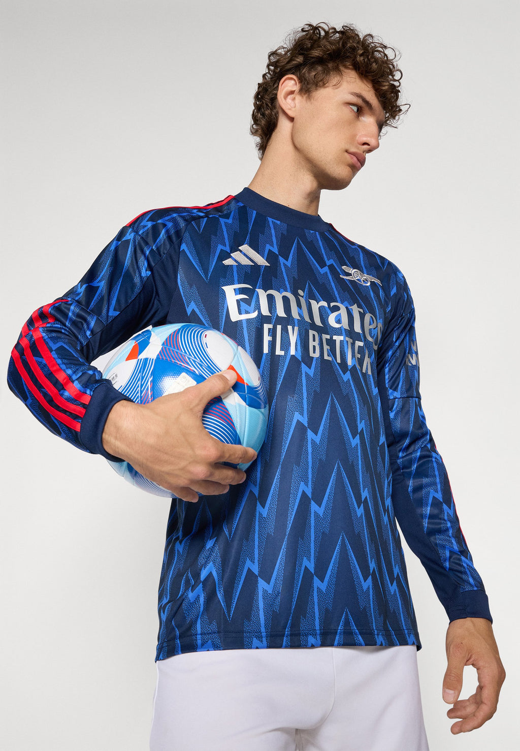 ARSENAL FC 25/26 AWAY JERSEY LONGSLEEVE - Club wear - night indigo/grey two