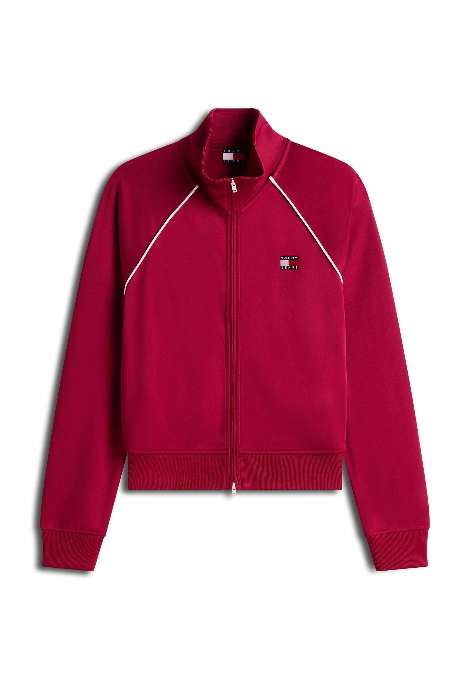 TOMMY BADGE INTERLOCK KNIT TRACK JACKET - Training jacket - lavish cerise