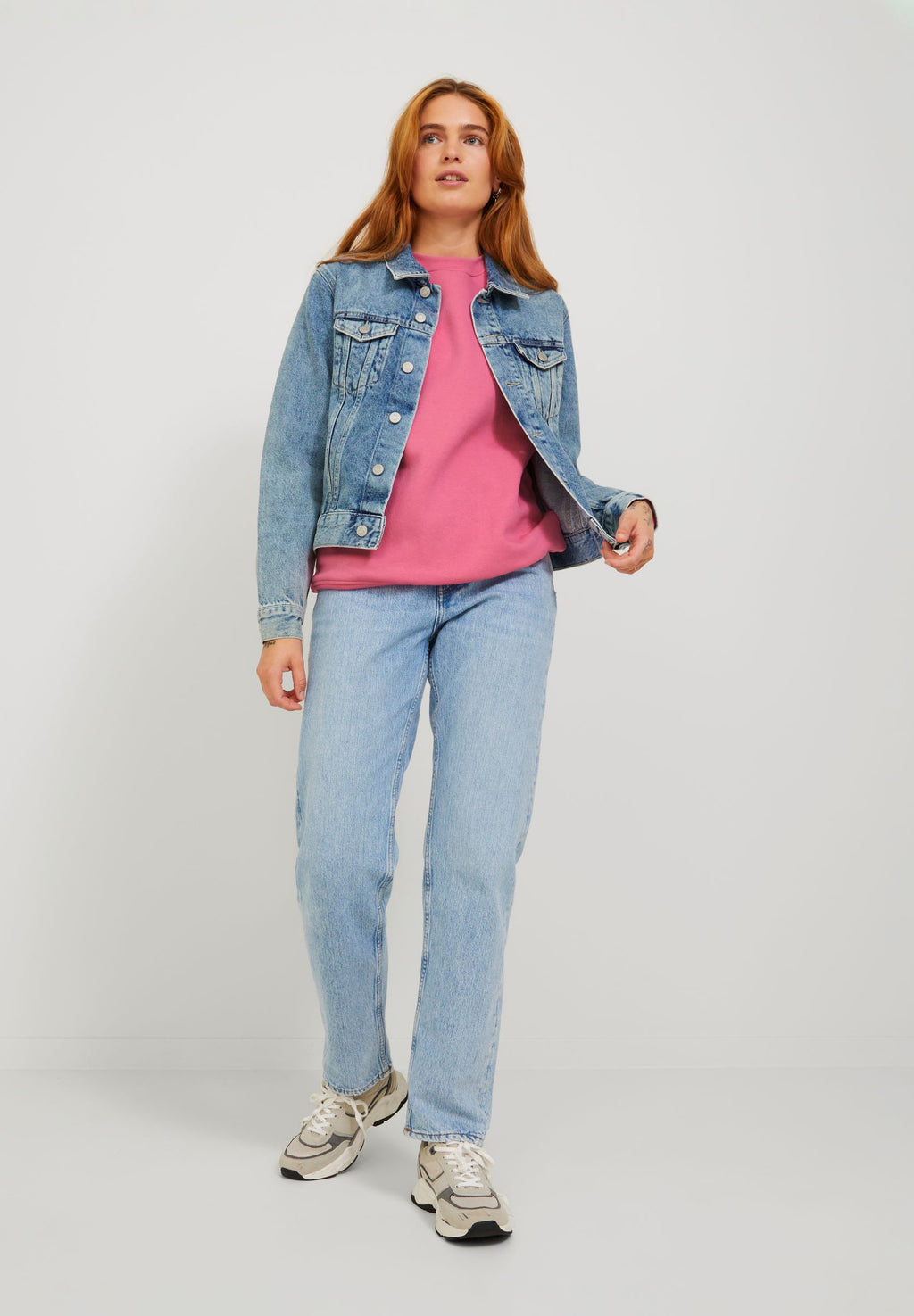 JXABBIE RLX LS CREW SWT - Sweatshirt - carmine rose