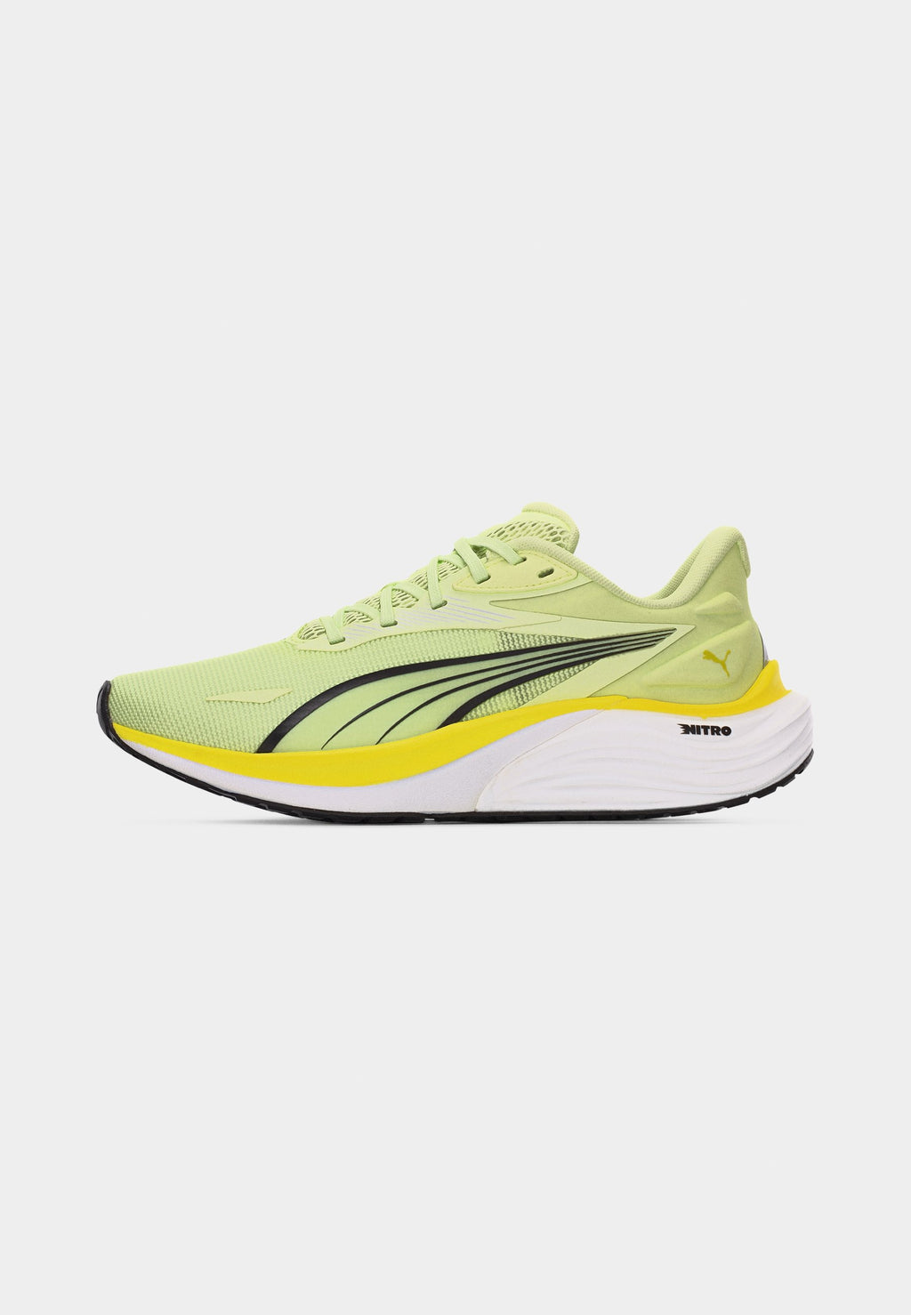 ELECTRIFY NITRO 4 JR UNISEX - Road running shoes - apple spritz/lux lime/black