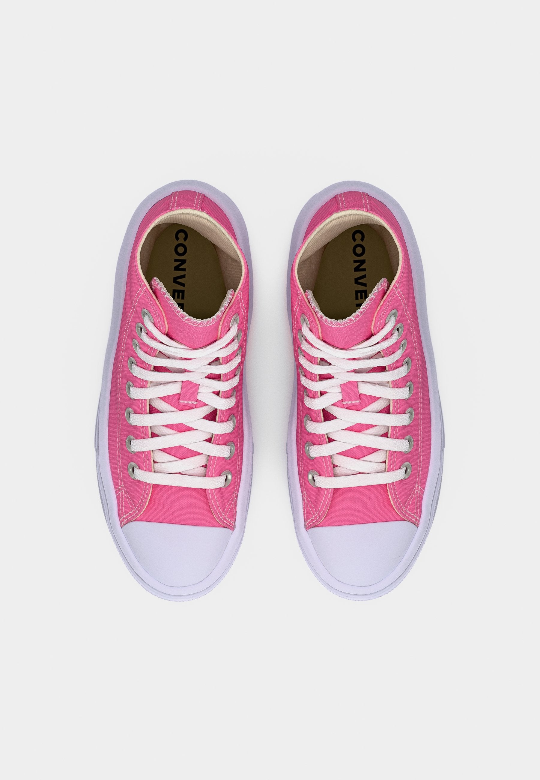 CHUCK TAYLOR ALL STAR MOVE PLATFORM - High-top trainers - pink/white/black