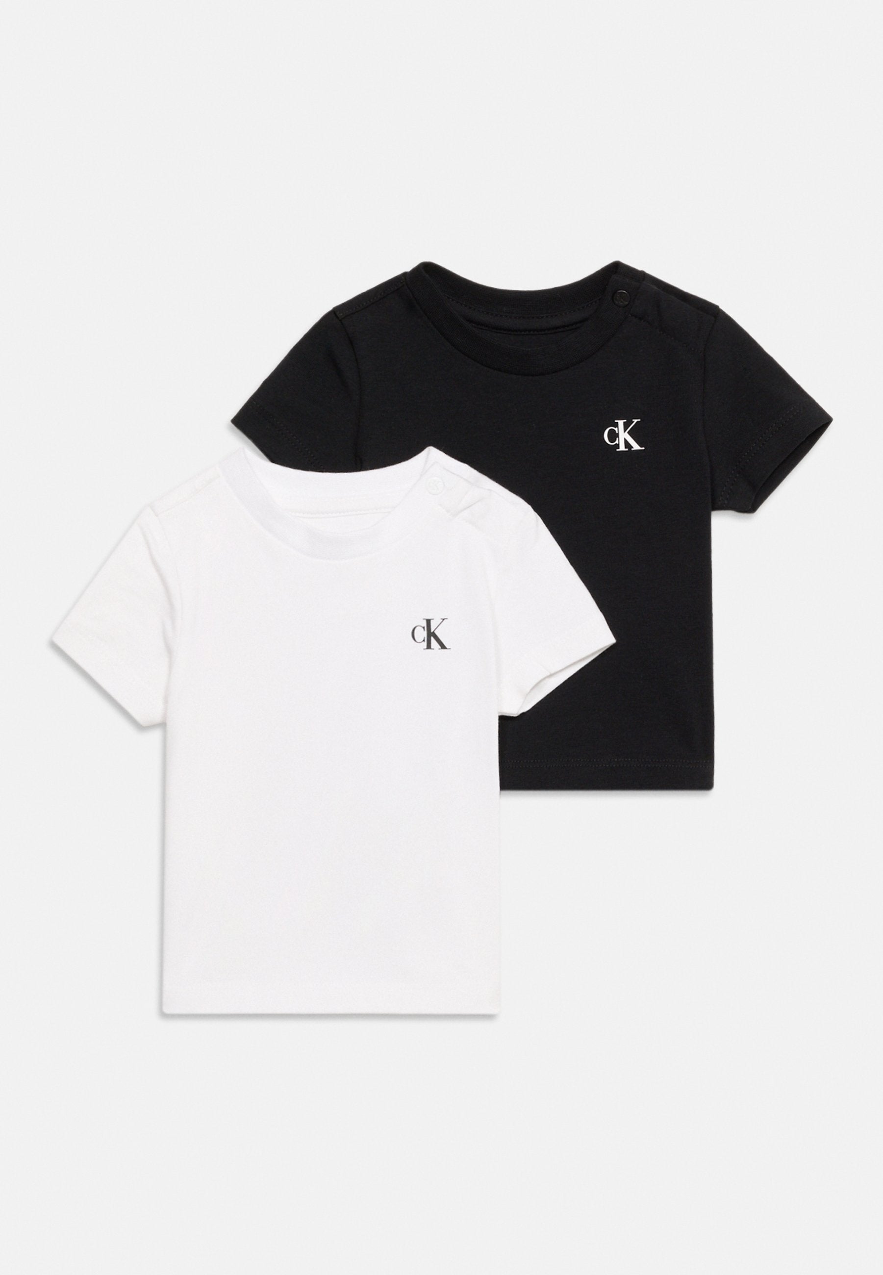 SMALL MONOGRAM 2 PACK UNISEX - Basic T-shirt - black/white