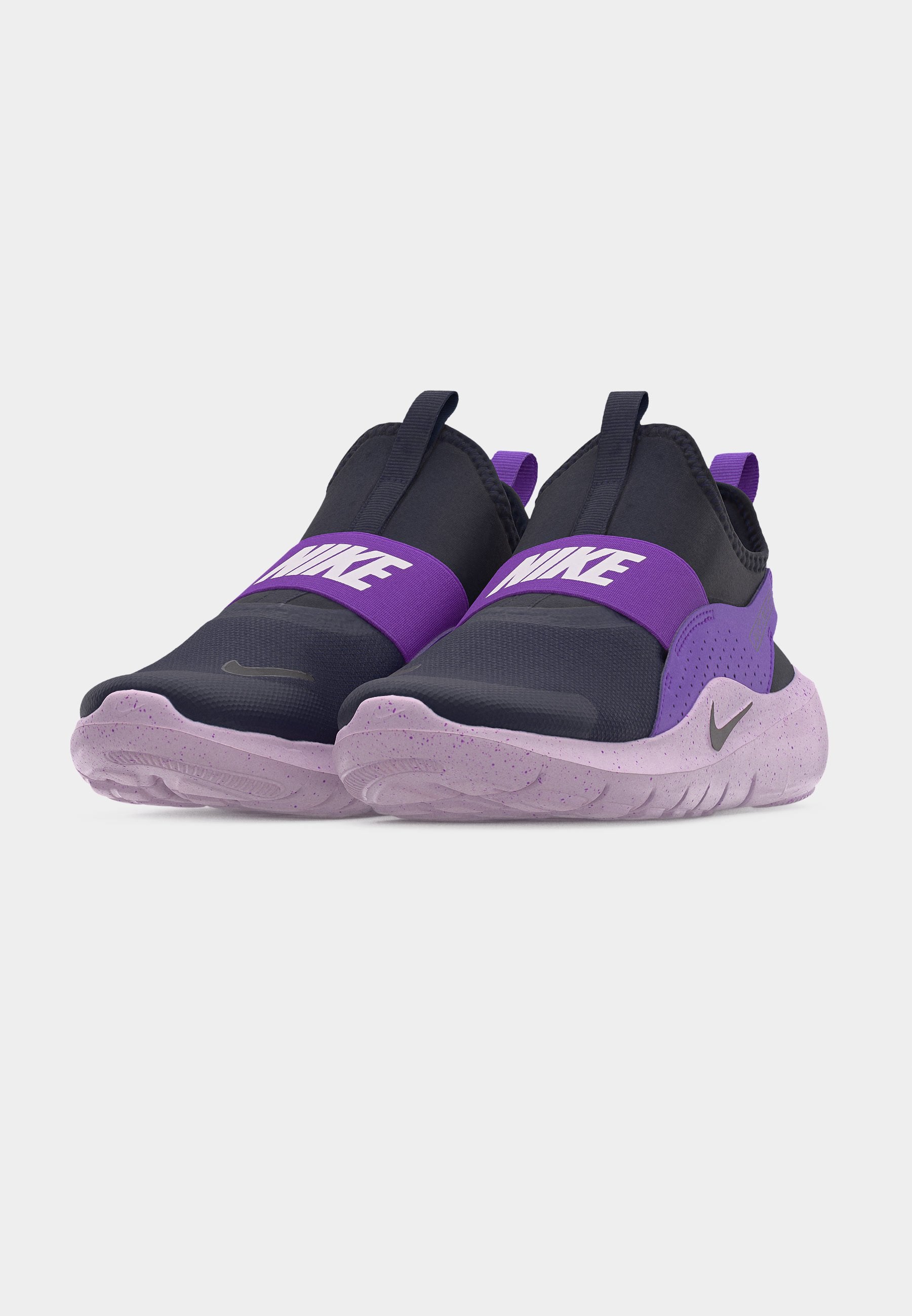 FLEX RUNNER UNISEX - Road running shoes - blackened blue/black/bright violet/bleached lilac