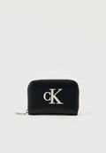 BOLD MEDIUM ZIP AROUND - Wallet - black/white