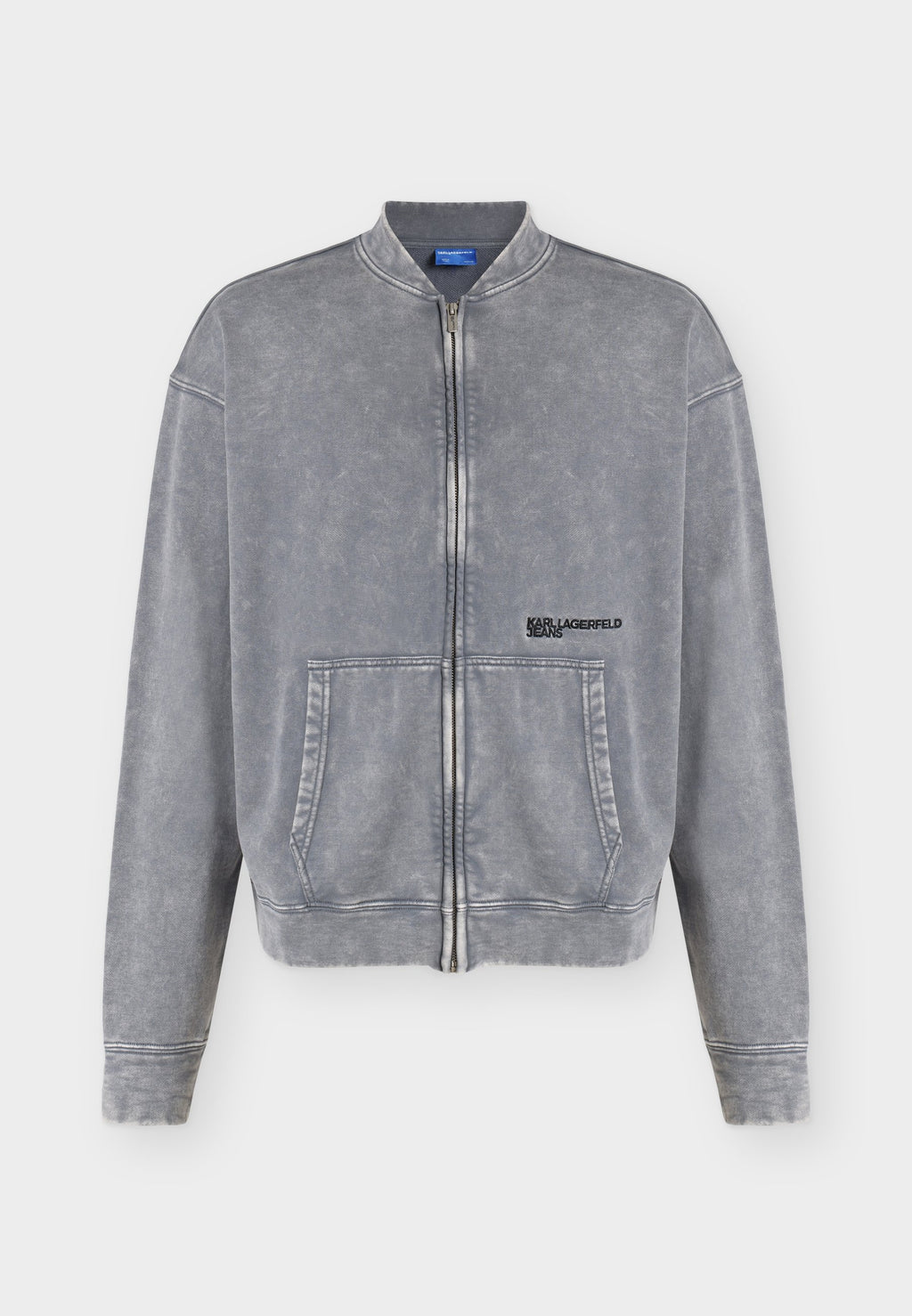 RELAXED WASHED BOMBER - Summer jacket - grisaille