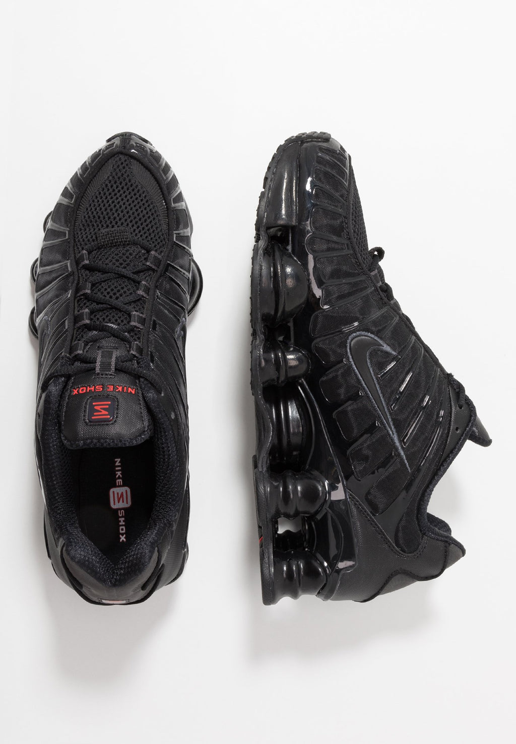 SHOX TL - Trainers - black metallic hematite max orange black