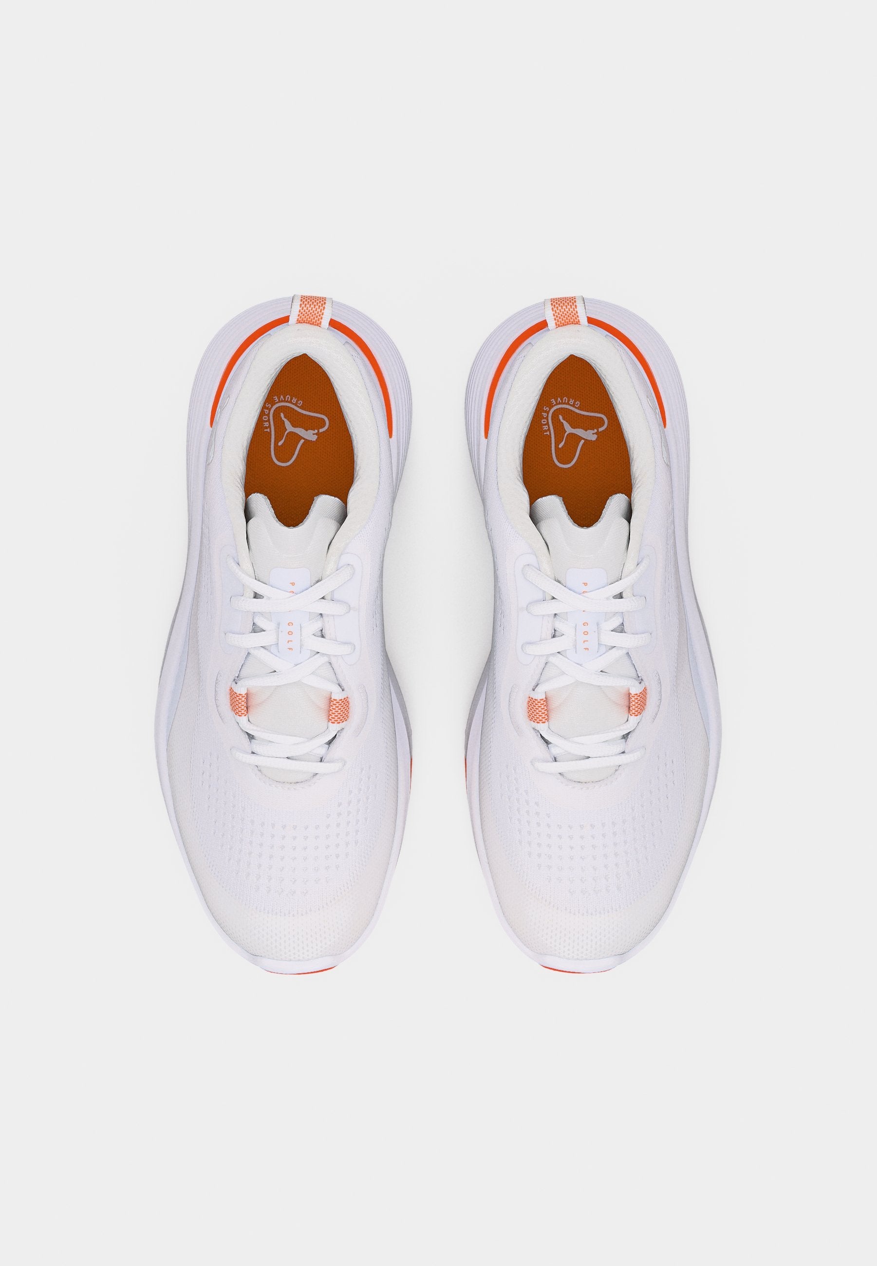 GRUVE SPORT - Golf shoes (without spikes) - white/melon glow