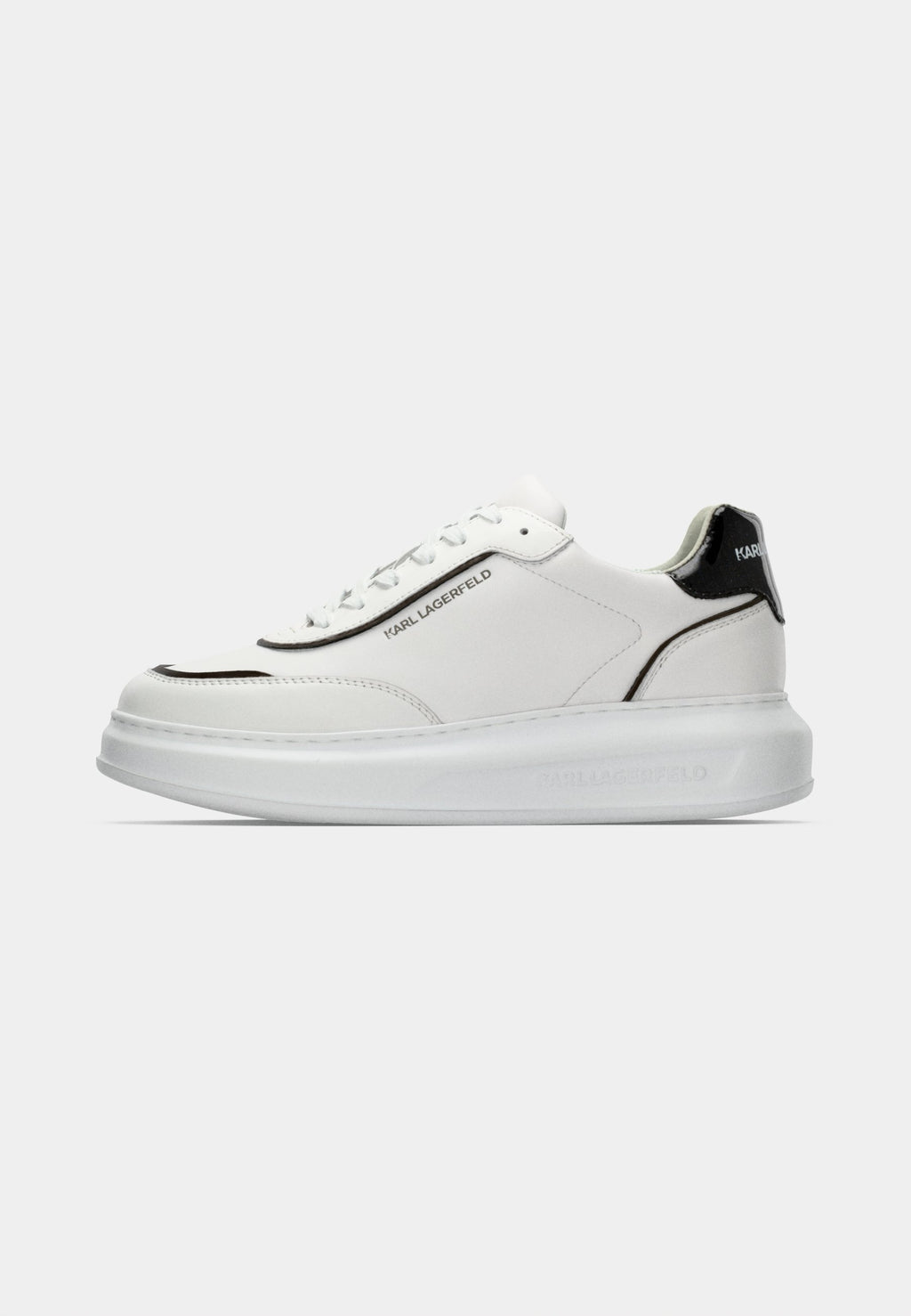 KAPRI U FRONT LACE - Trainers - white/silver-coloured