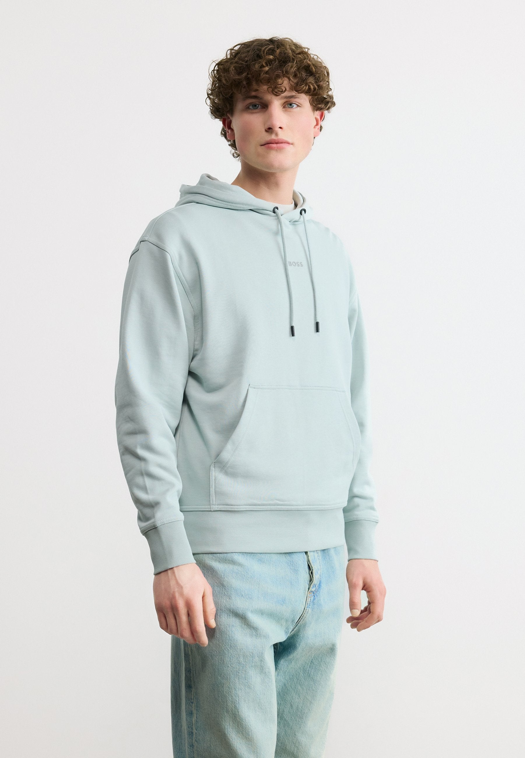 Hoodie - silver-coloured