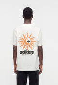 SUN GRAPHIC LOOSE TEE UNISEX - Print T-shirt - off white