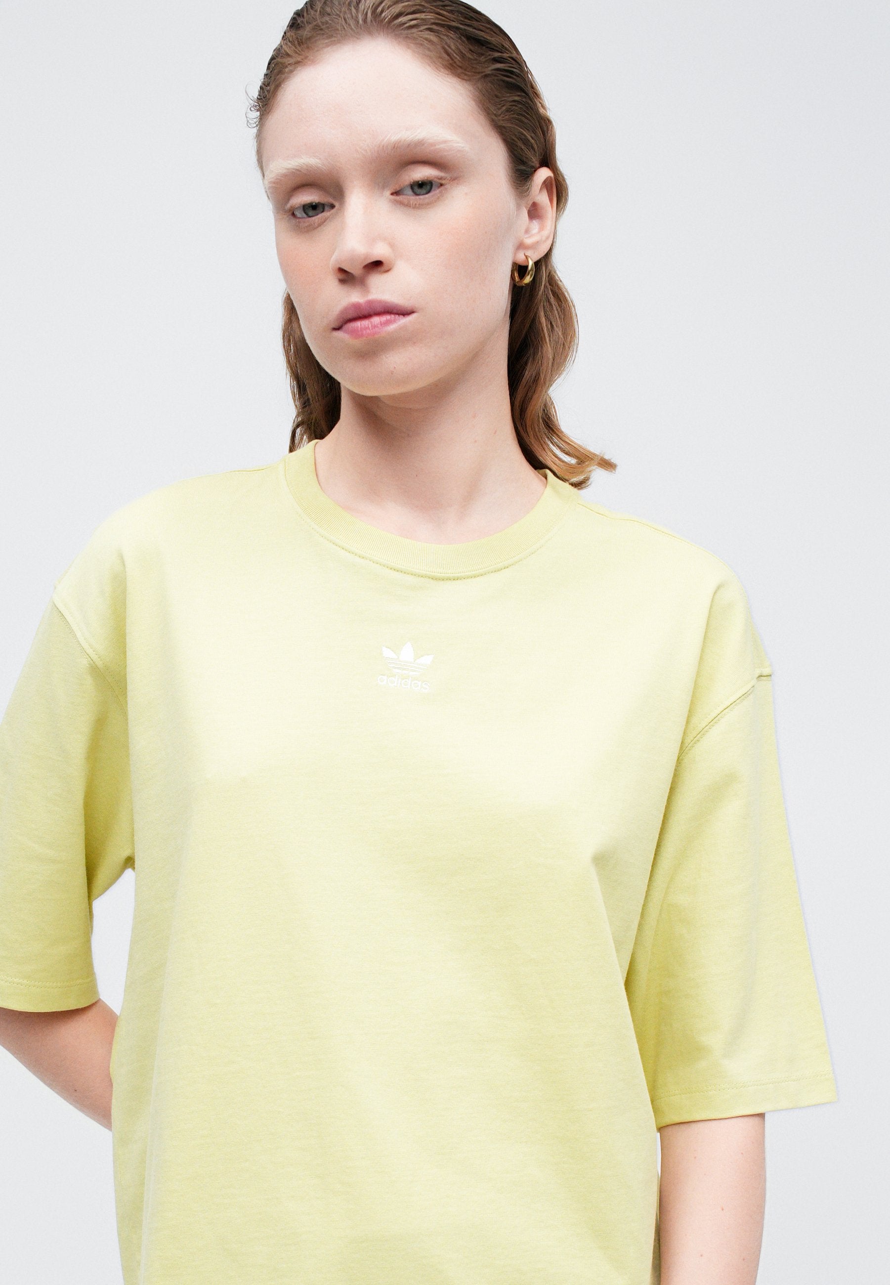 TEE - T-shirt basique - jaune poudré