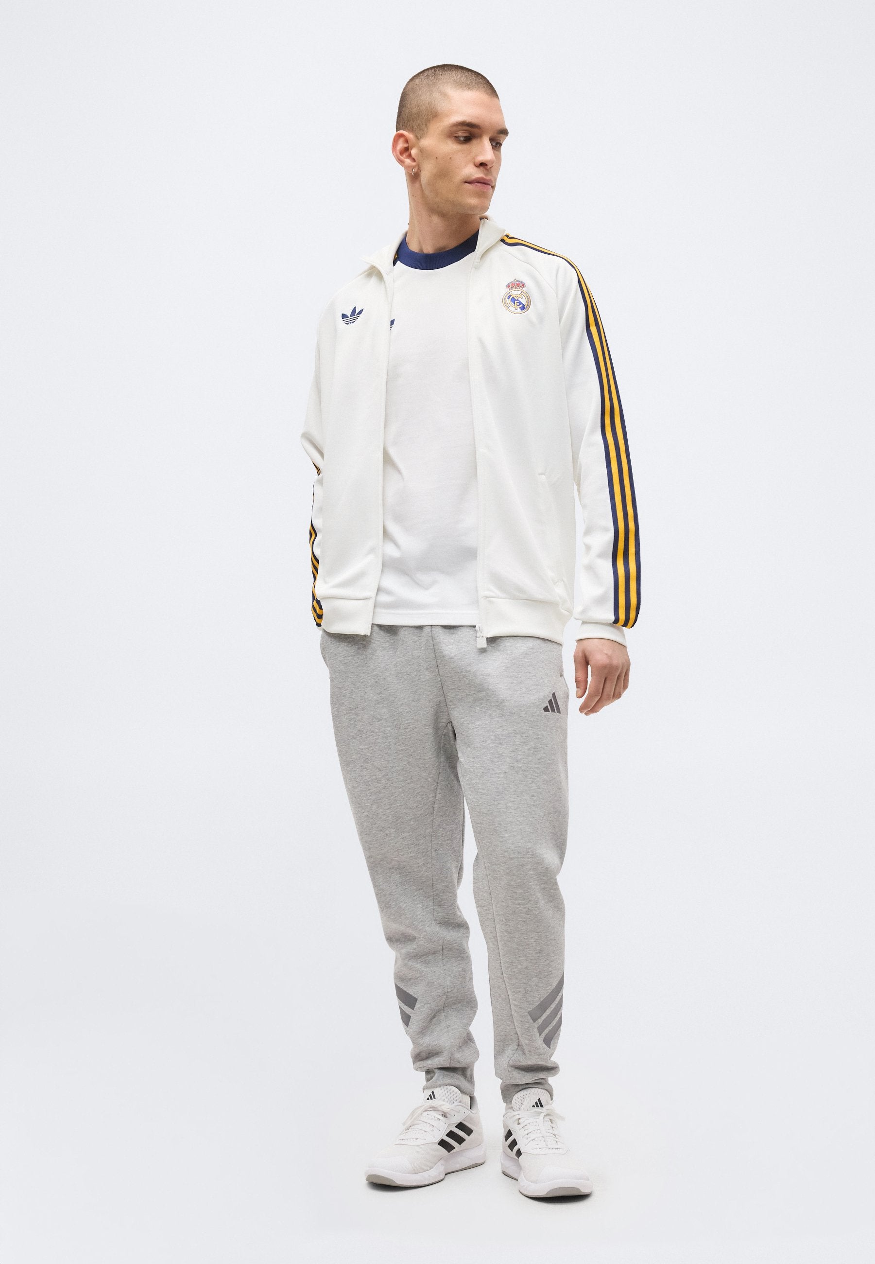 REAL MADRID  - Club wear - white/dark blue