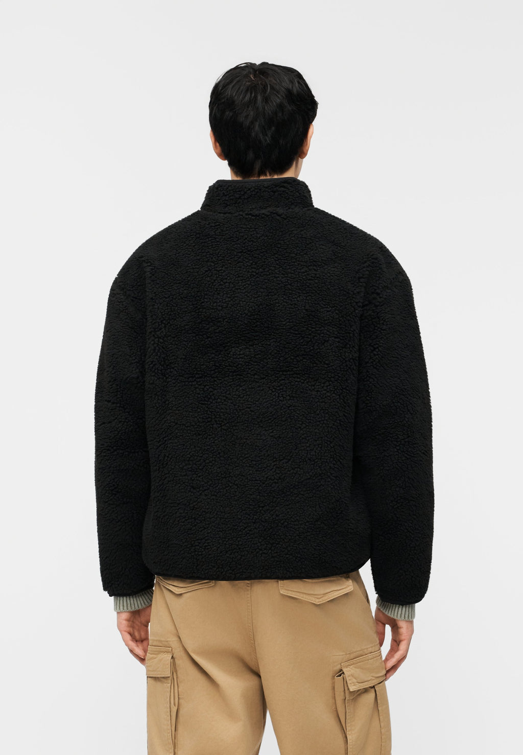 LOGO POLAR - Fleece jacket - true black