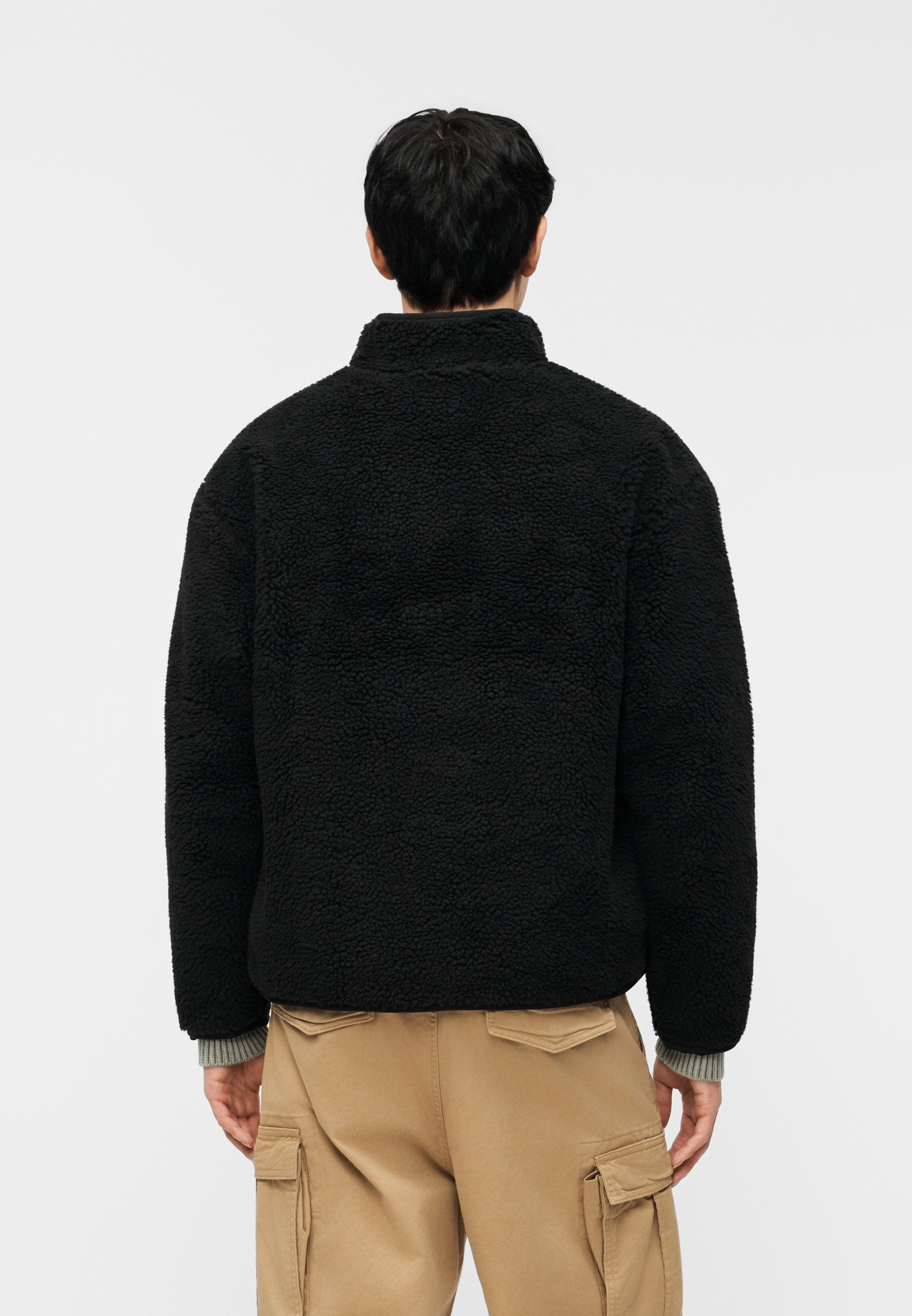 LOGO POLAR - Fleece jacket - true black