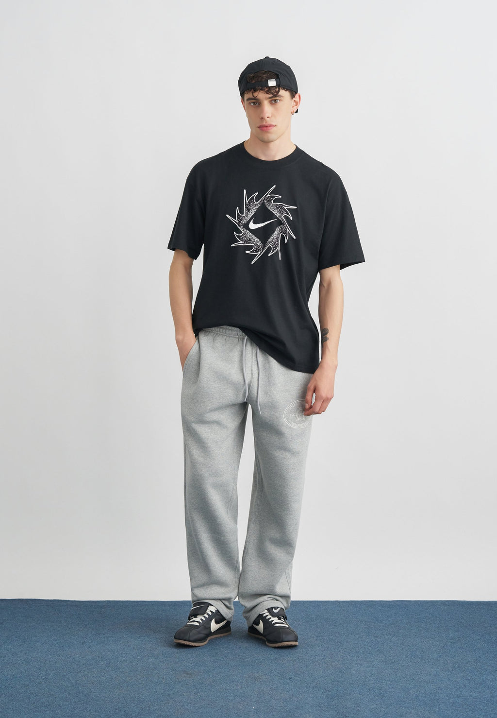 TEE  - Print T-shirt - black