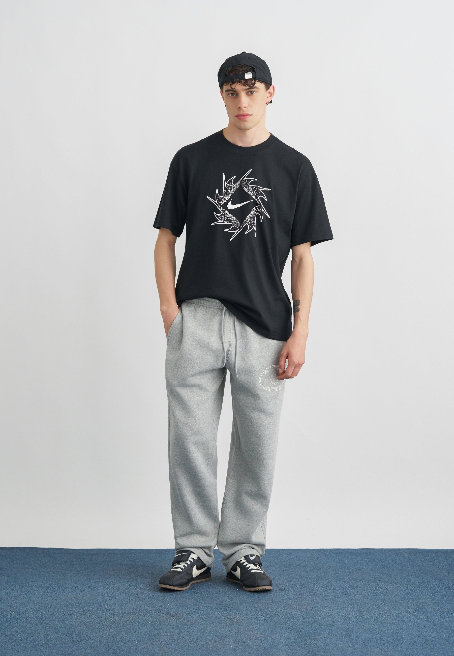 TEE  - Print T-shirt - black