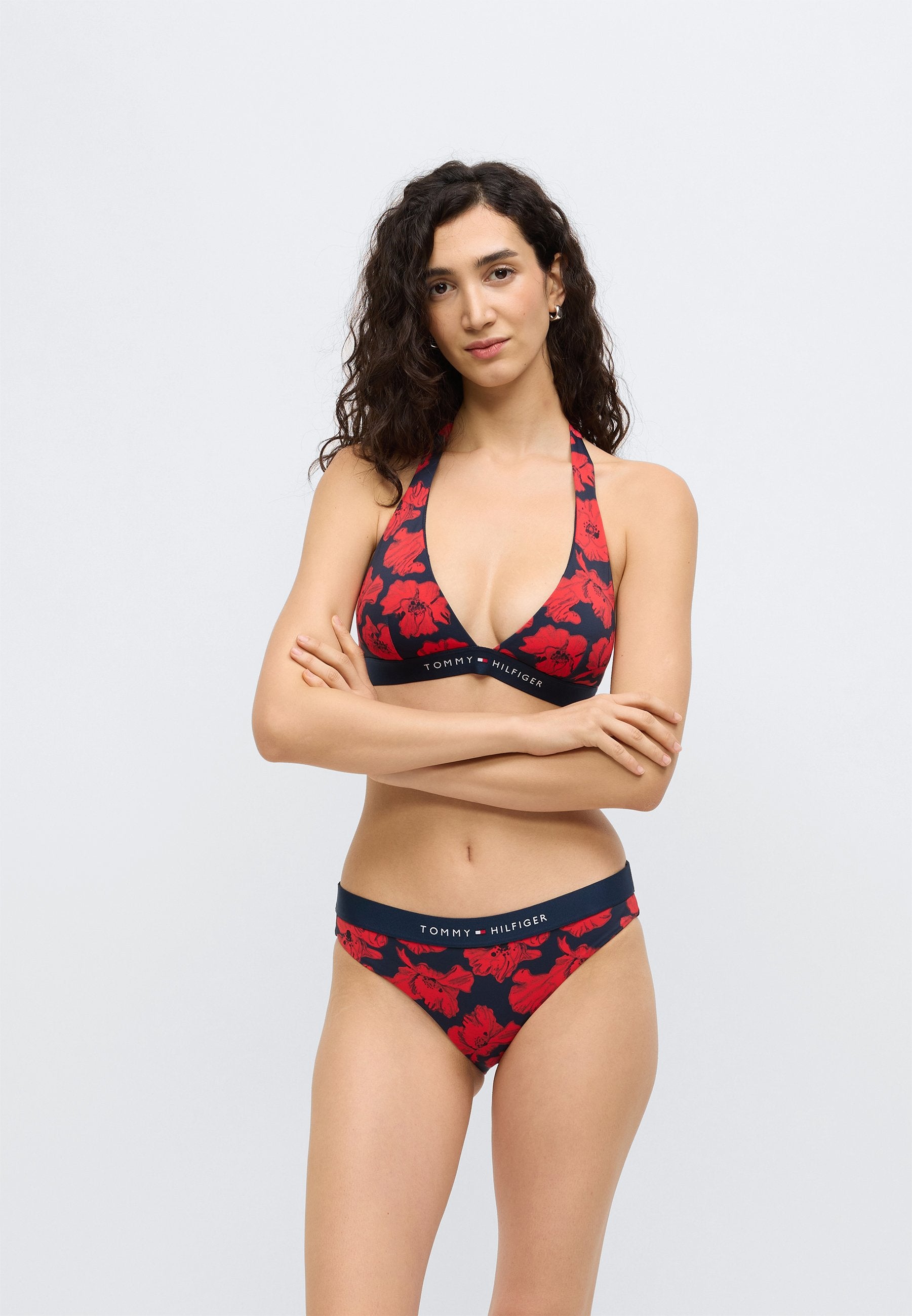 BAS DE BIKINI CLASSIQUE IMPRIMÉ ORIGINAL - Bas de bikini - bleu marine nuit