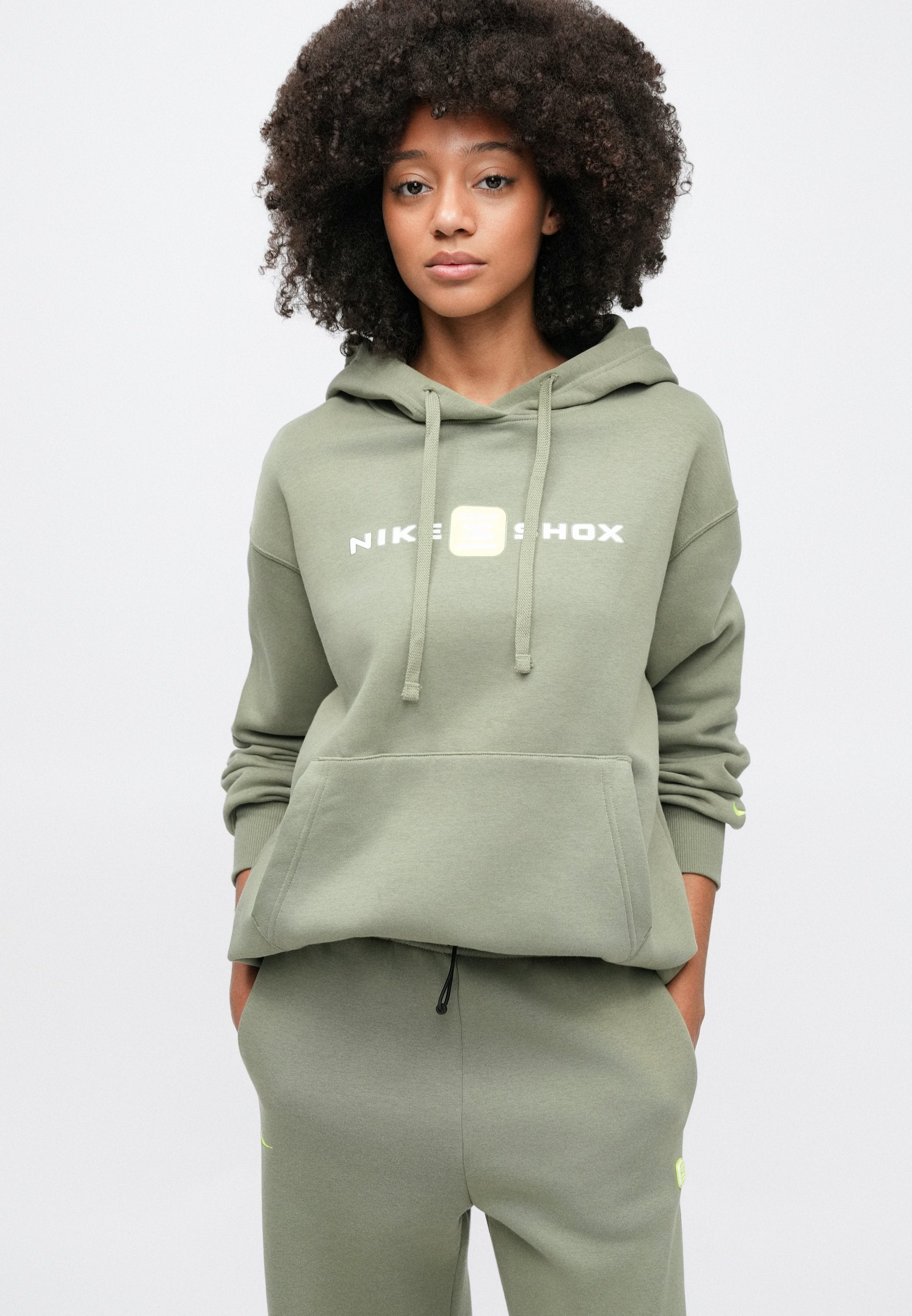 SHOX PHOENIX PANT - Tracksuit bottoms - silver sage