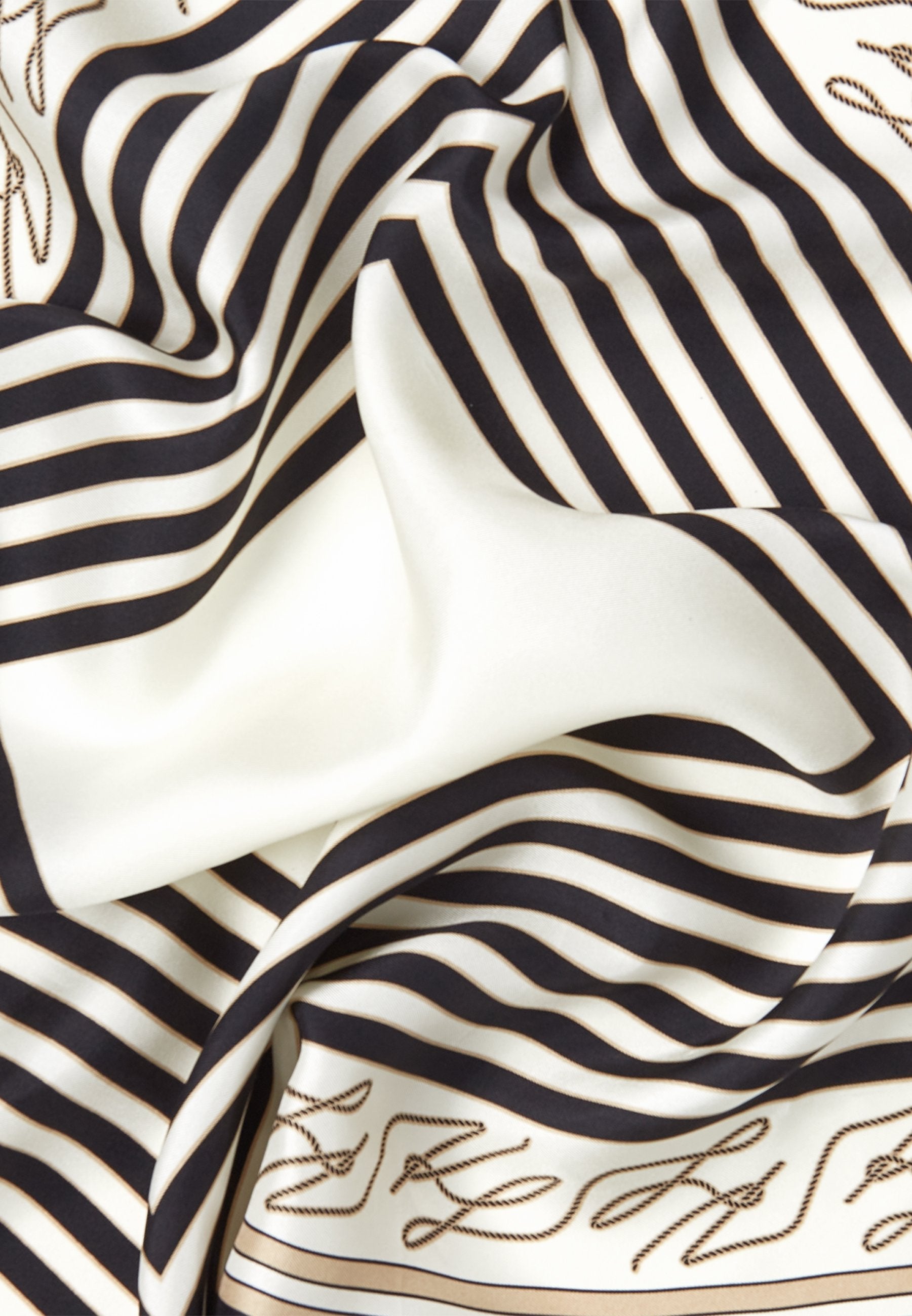 AUTOGRAPH - Foulard - cannoli cream/black