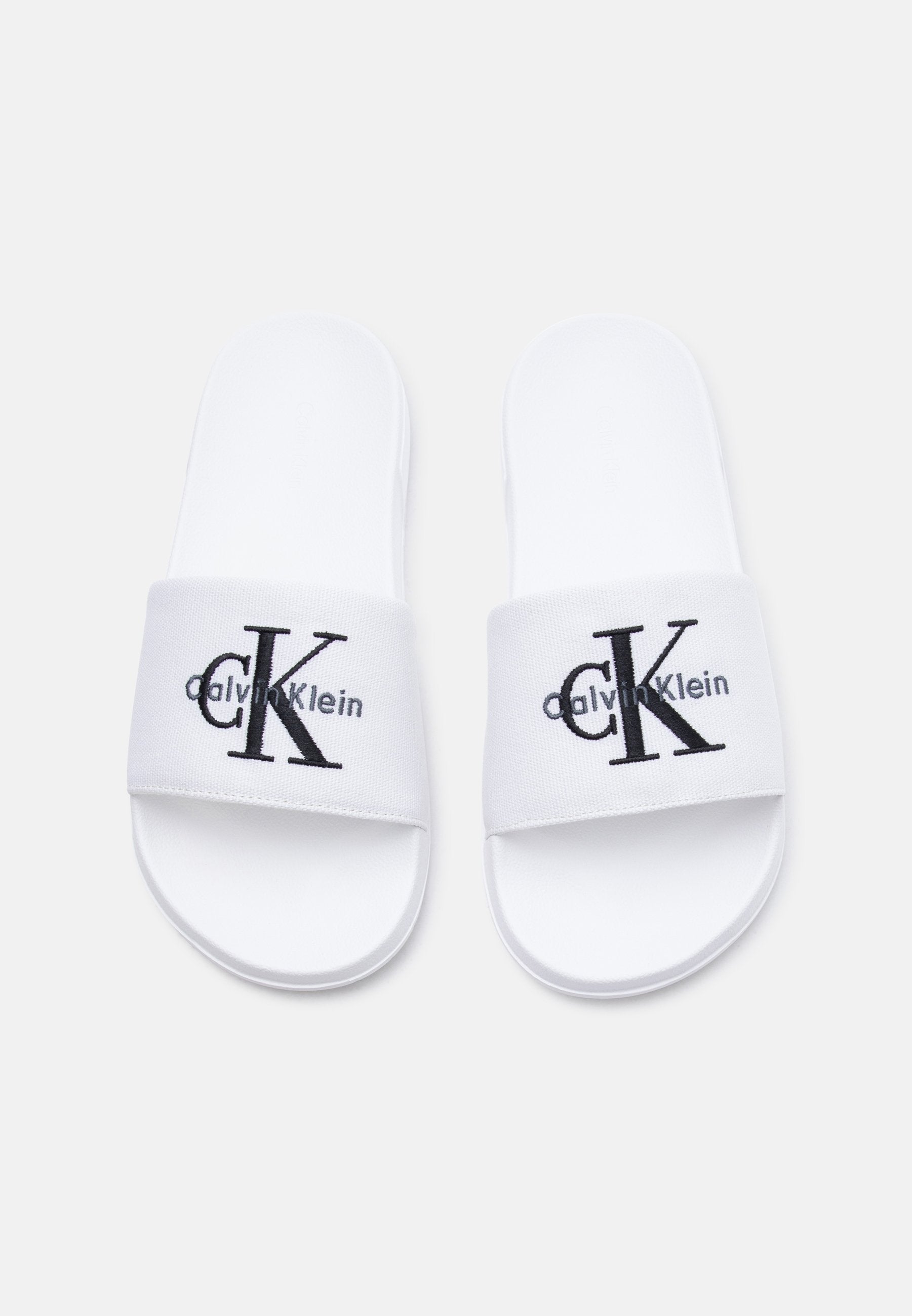 ESS SLIDE - Mules - bright white/black