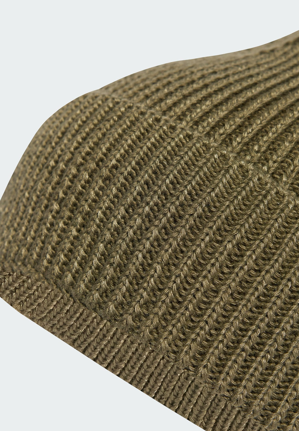 Beanie - olive strata