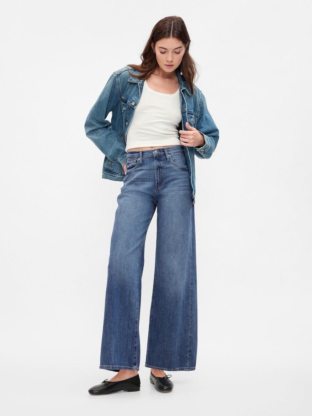 FRISCO - Wide Leg - medium wash
