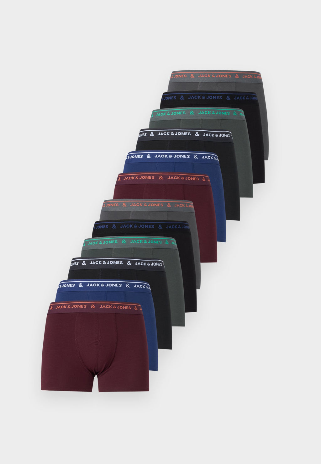 JACLAWRENCE TRUNKS 12 PACK - Trunks - black