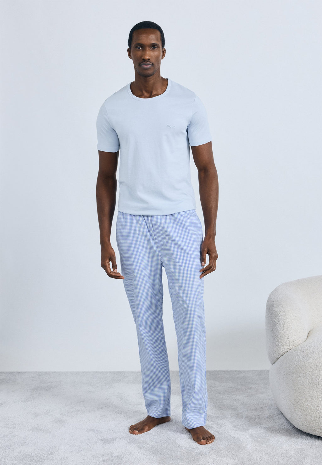 PANTS - Pyjama bottoms - light blue