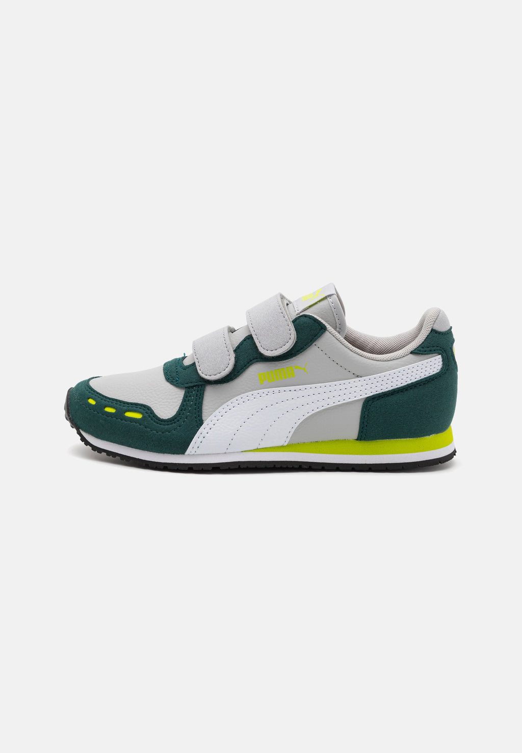 CABANA RACER 20 UNISEX - Trainers - cool light gray/white/dark myrtle/lime smash
