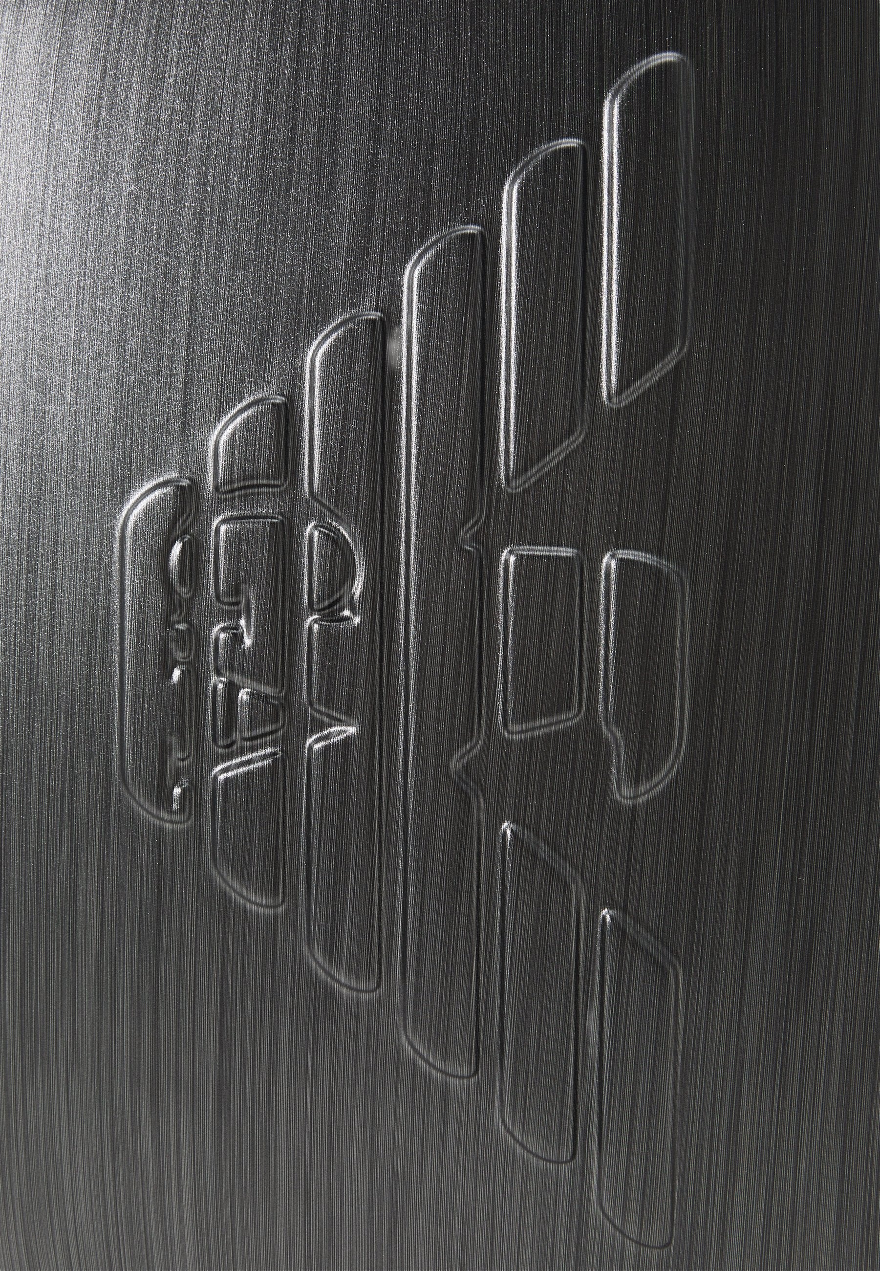 Wheeled suitcase - gunmetal