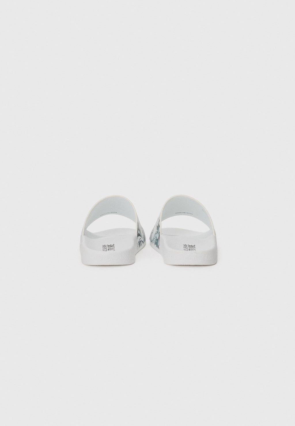 Pool slides - white/multi-coloured