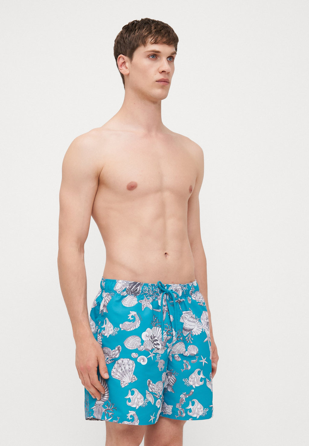SWIM GOLFO LAVACANZA ALL OVER - Swimming shorts - dark sea green/silver grey