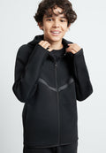Fermuarlı sweatshirt - siyah
