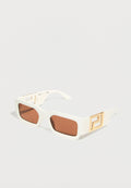 UNISEX - Sunglasses - talc