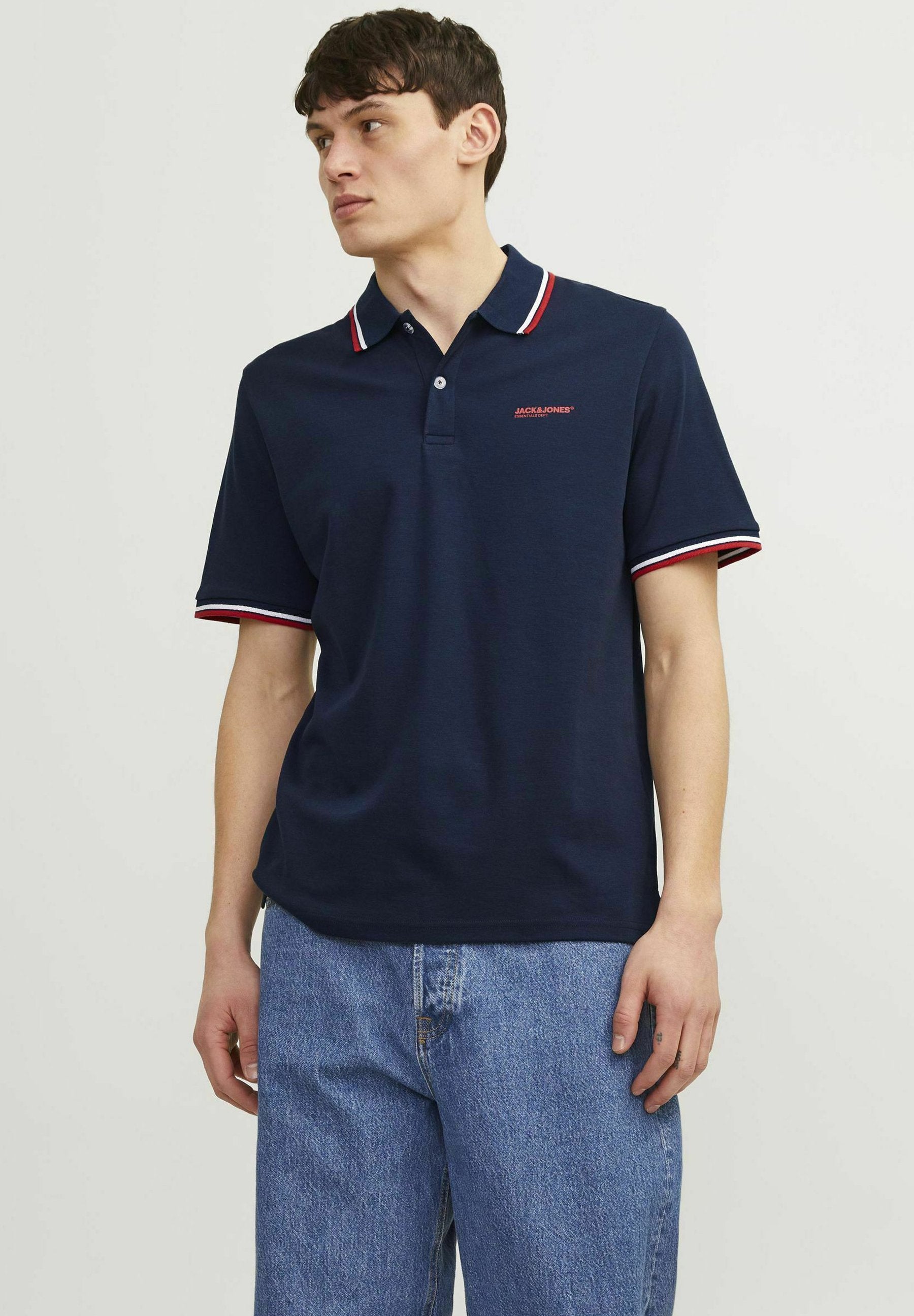 2-pack Printed - Polo shirt - navy blazer