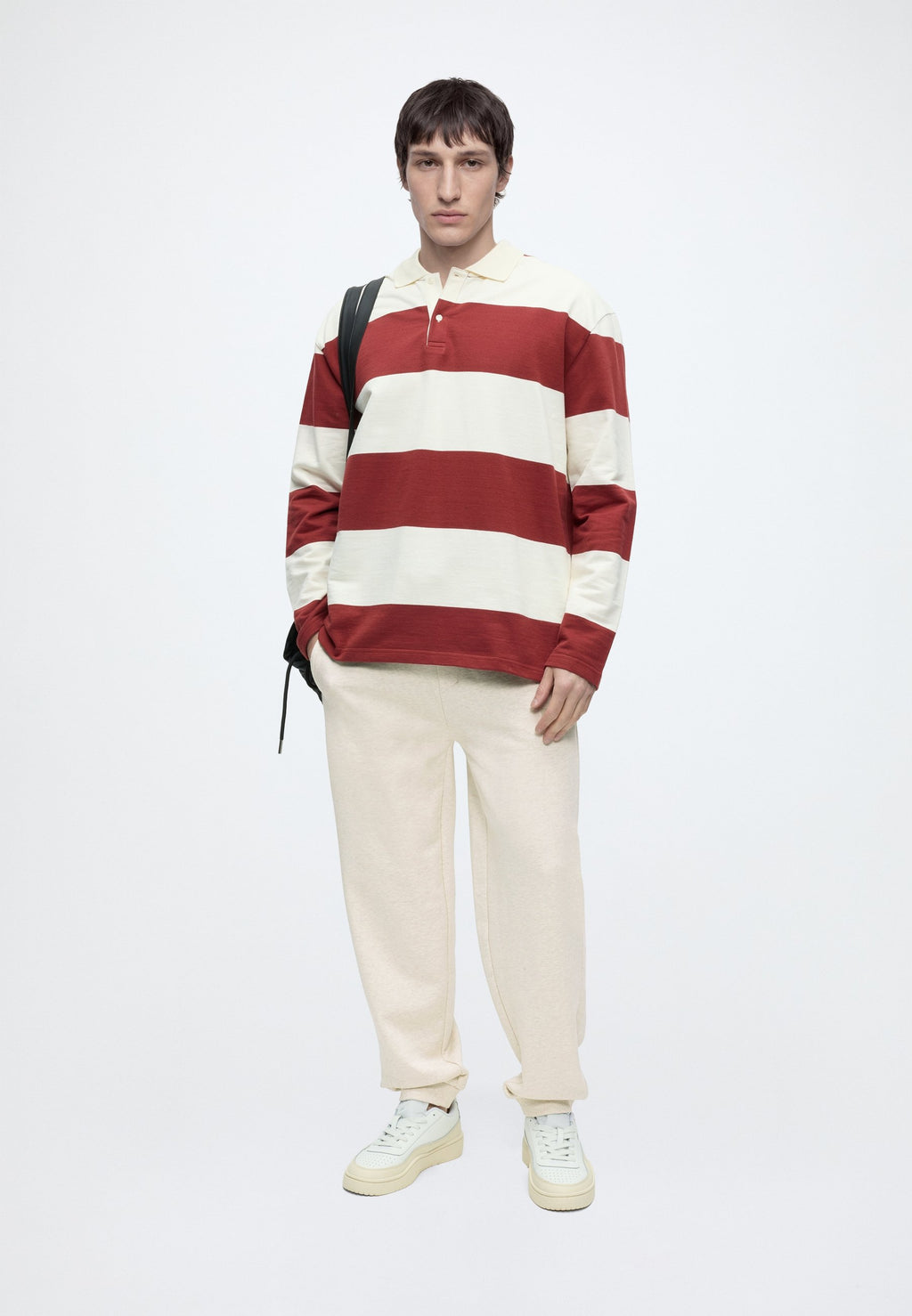LONG PANTS - Tracksuit bottoms - open white