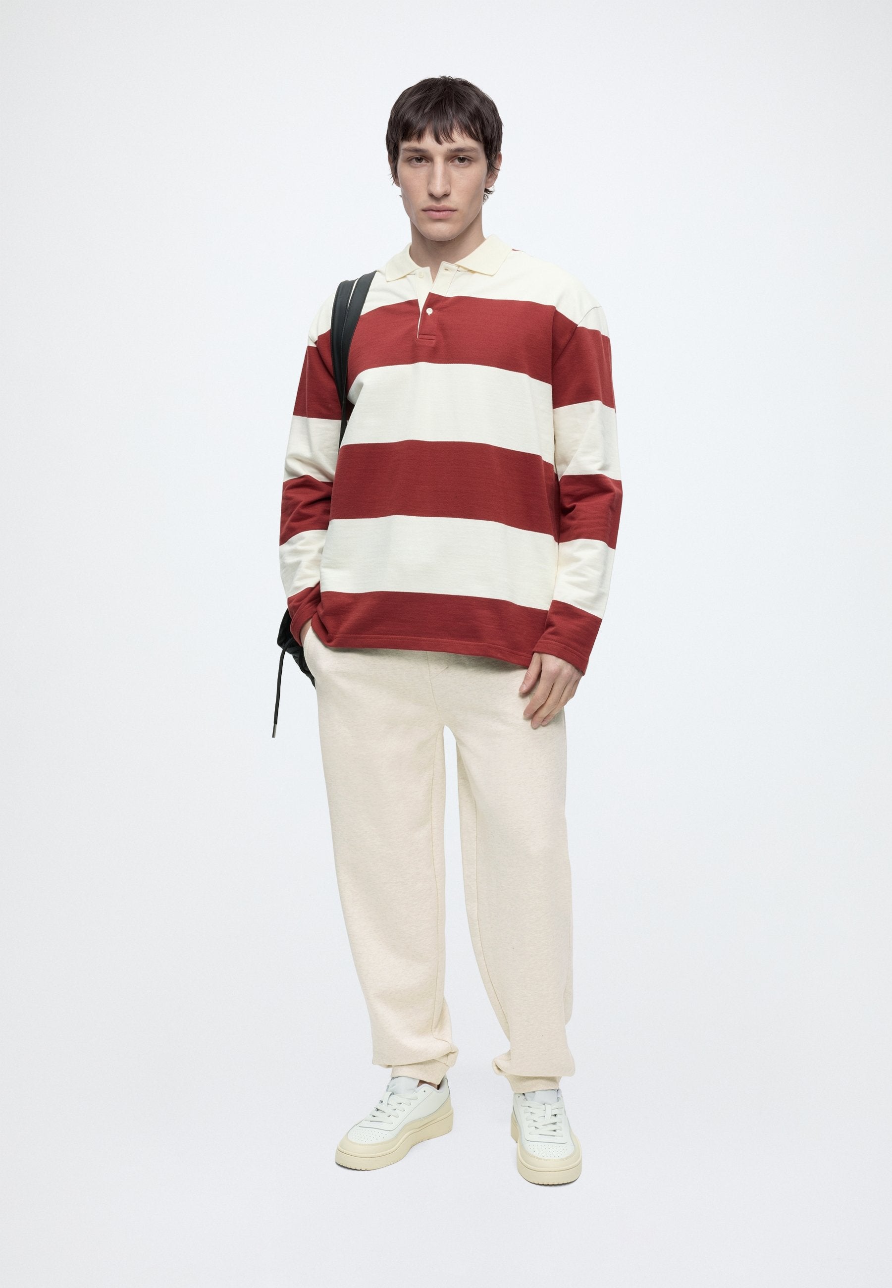 LONG PANTS - Tracksuit bottoms - open white