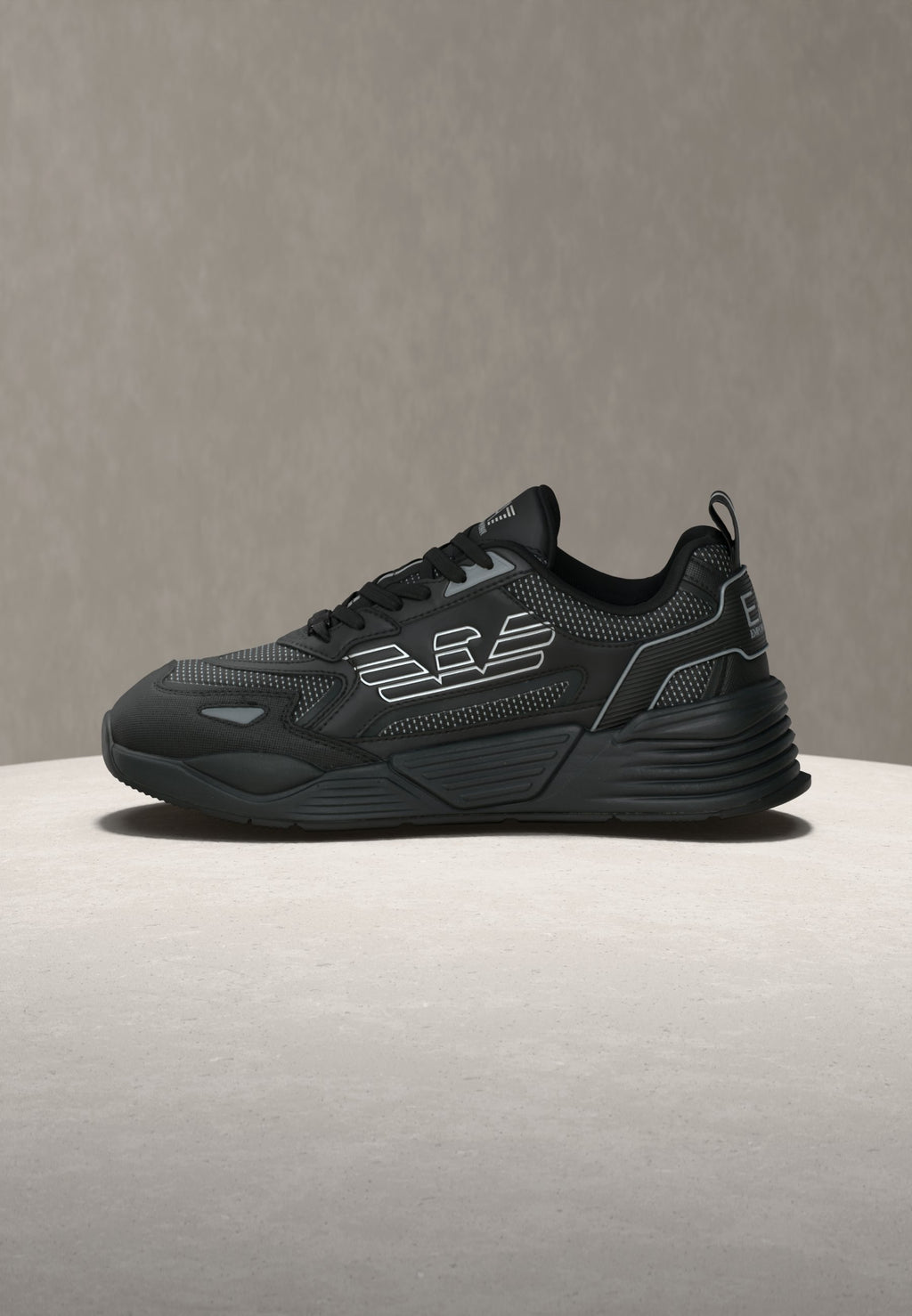 ACE RUNNER SPECIAL UNISEX - Baskets basses - triple black/silver-coloured