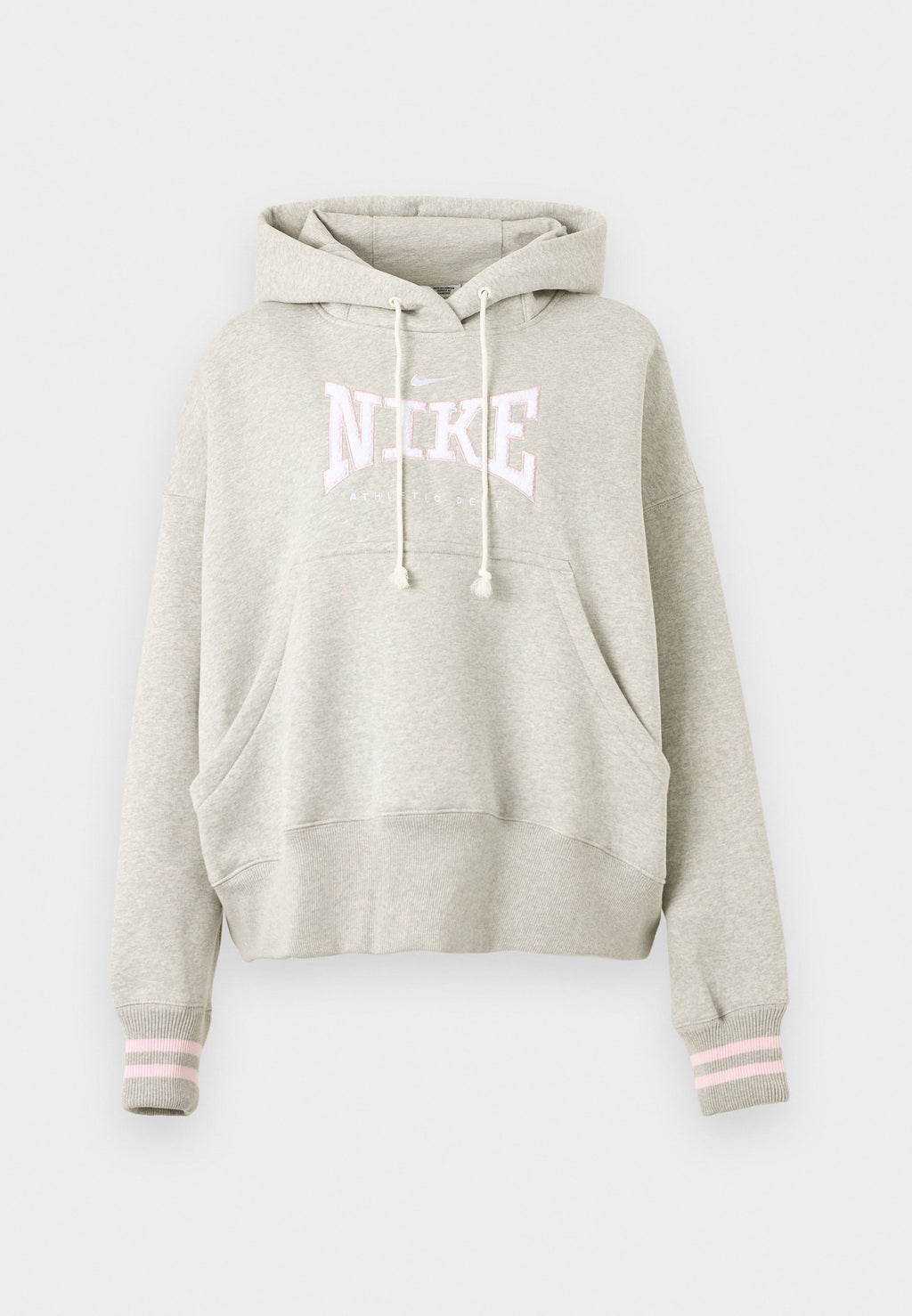 Hoodie - smoke grey/white