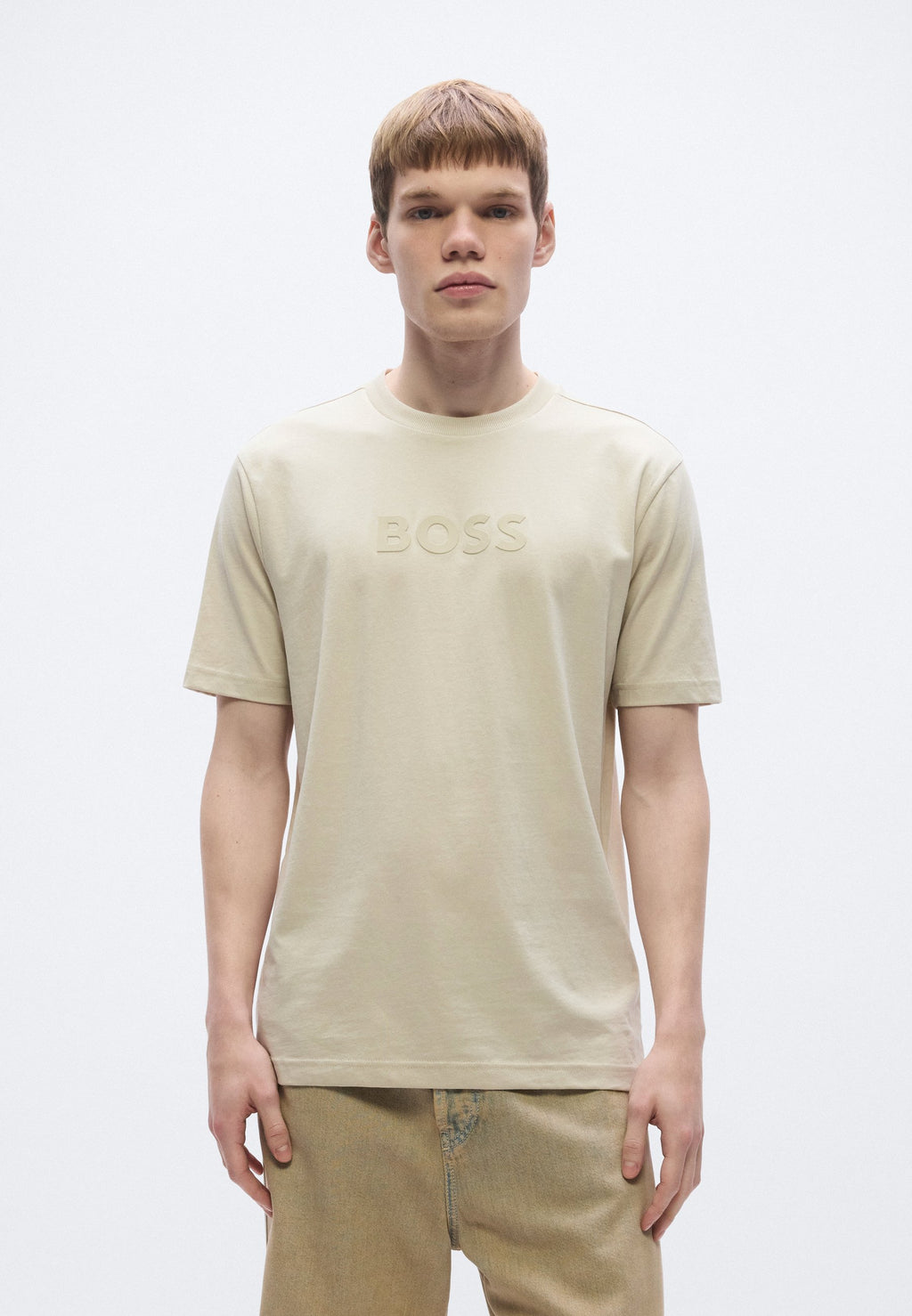 LOGO - Basic T-shirt - light beige