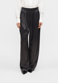 KATIE WIDE LEG PANT - Trousers - black