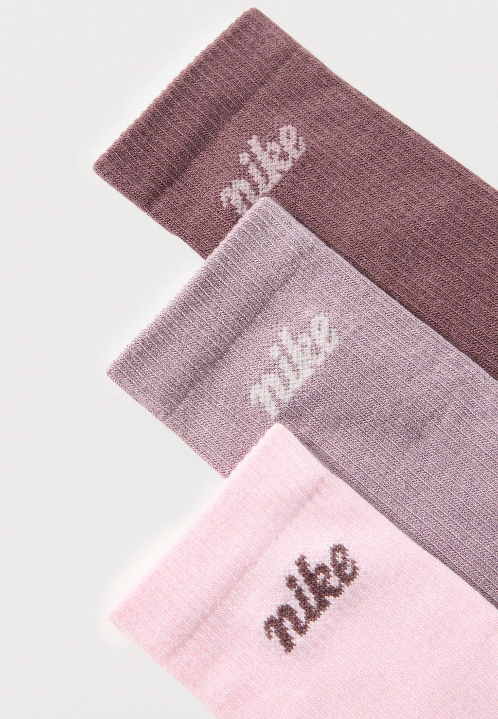 LOT DE 3 UNISEXE - Chaussettes - rose/violet/marron foncé
