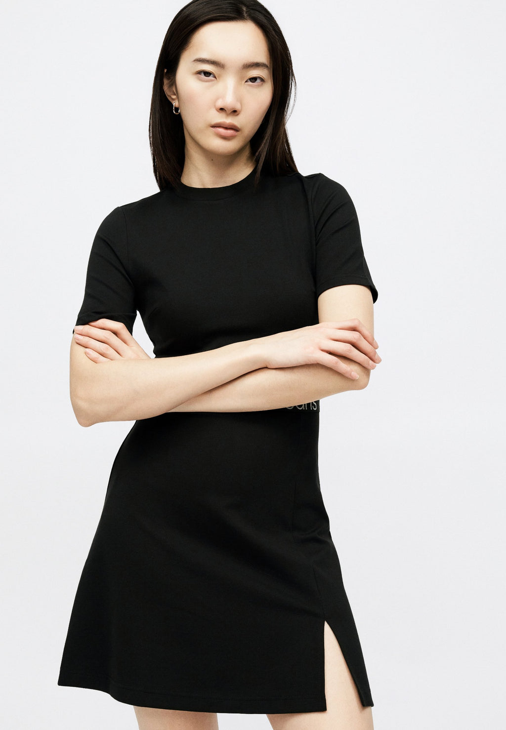 TAPE MILANO DRESS - Jersey dress - black