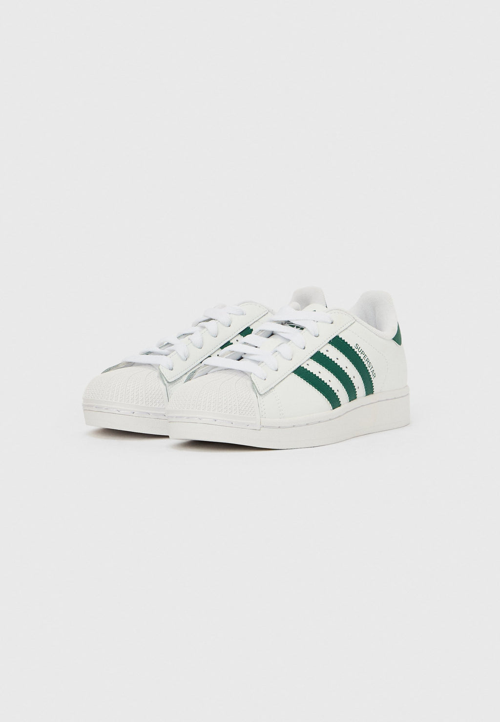 SUPERSTAR II UNISEX - Trainers - white/collegiate green