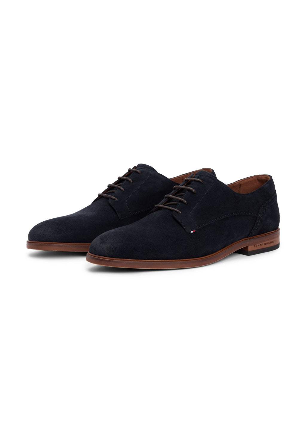 SUEDE DERBY SHOES - Lace-ups - desert sky