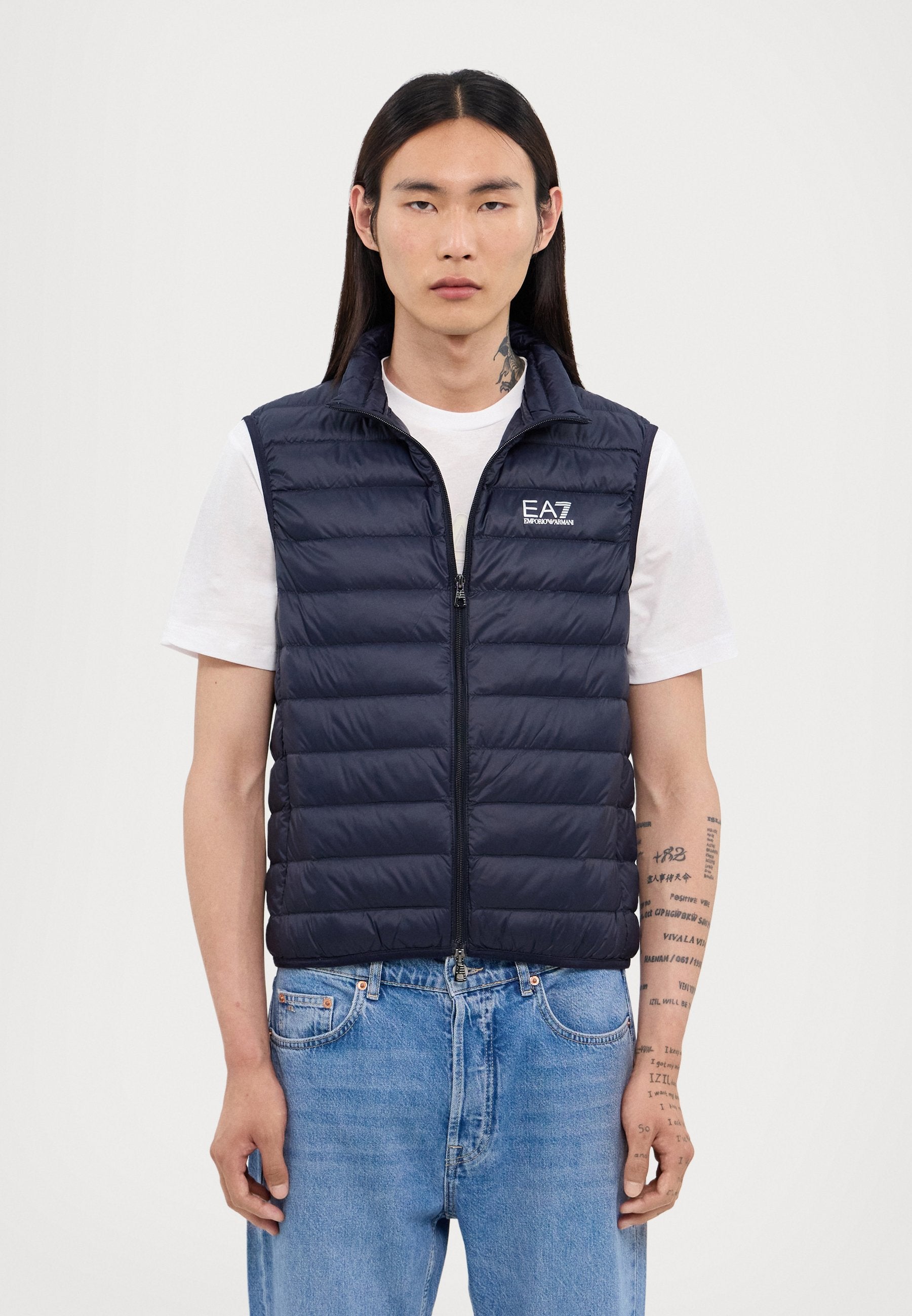 TRAIN CORE UNISEX - Waistcoat - armani blue