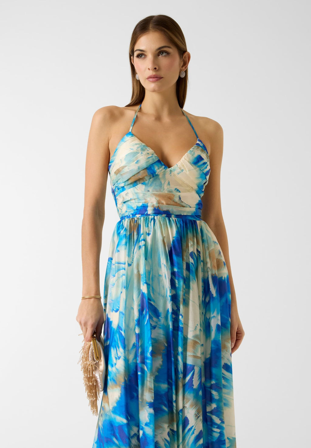KAT PRINTED SL MIDI DRESS - Robe de jour - ethereal butterflies