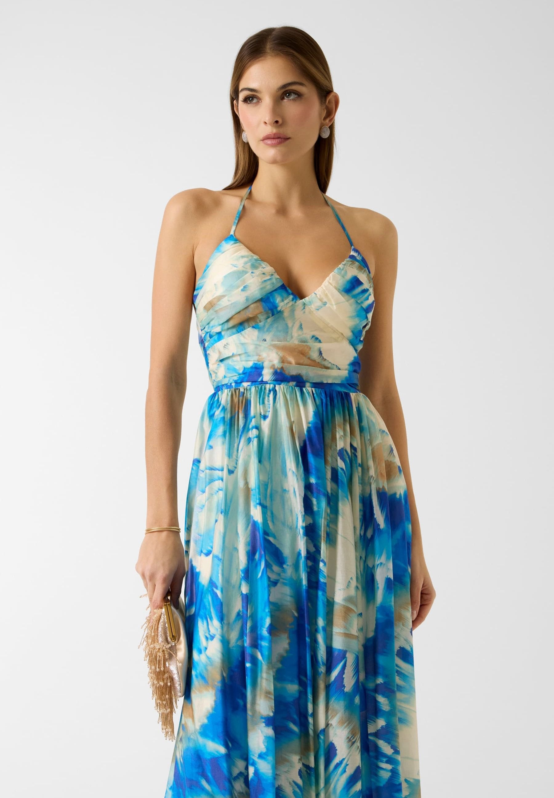 KAT PRINTED SL MIDI DRESS - Robe de jour - ethereal butterflies